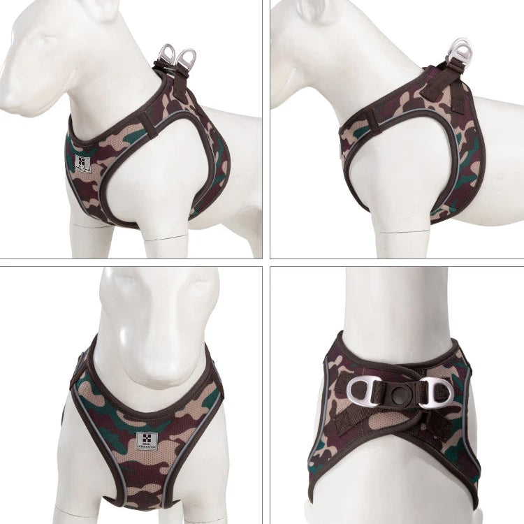 Reflective Dog Harness & Leash Set - Adjustable & Comfortable