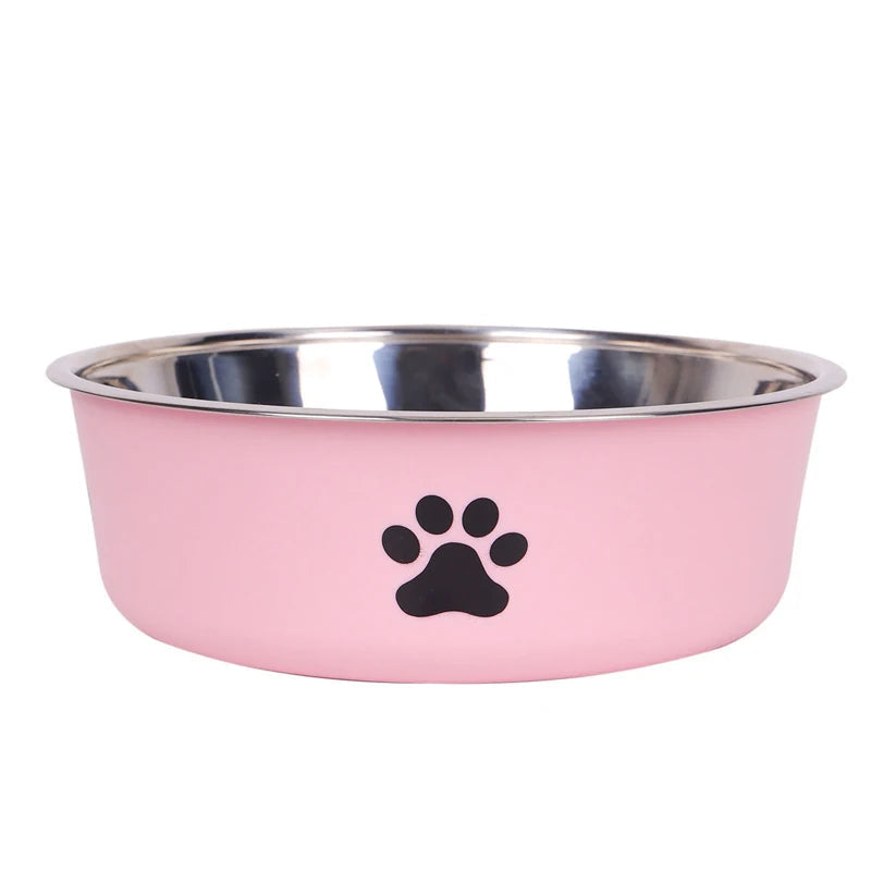 Stainless Steel Pet Bowl with Non-Slip Base