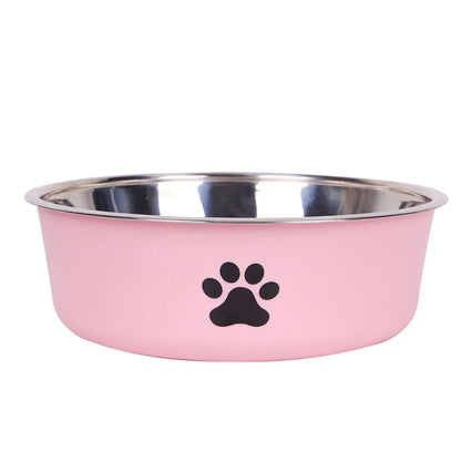 Stainless Steel Pet Bowl with Non-Slip Base