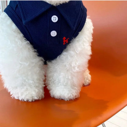 Stylish Summer Polo Shirt for Small & Medium Dogs