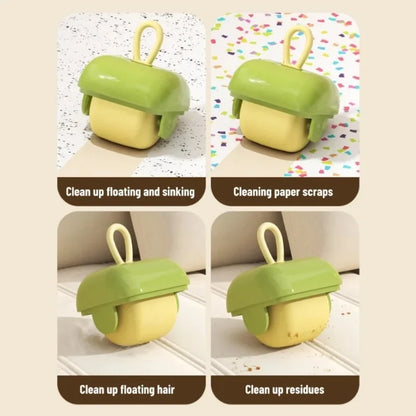 Compact Reusable Lint Roller for Pet Hair & Dust Removal