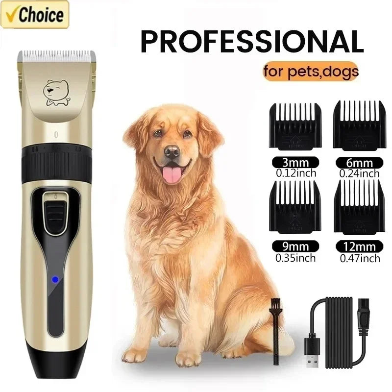 Professional Pet Hair Clipper USB Rechargeable