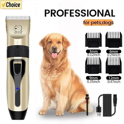 Professional Pet Hair Clipper USB Rechargeable