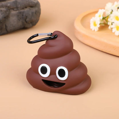 Charming Poop-Shaped Pet Waste Bag Holder