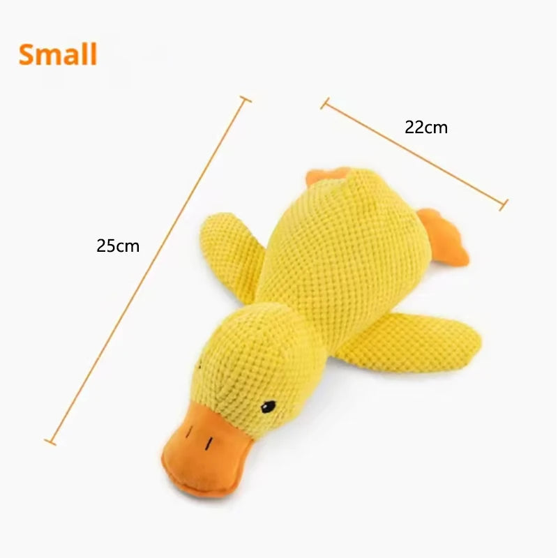 Plush Duck Toy for Dogs - Interactive Squeaky Fun