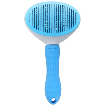 Self-Cleaning Pet Hair Removal Brush for Dogs & Cats