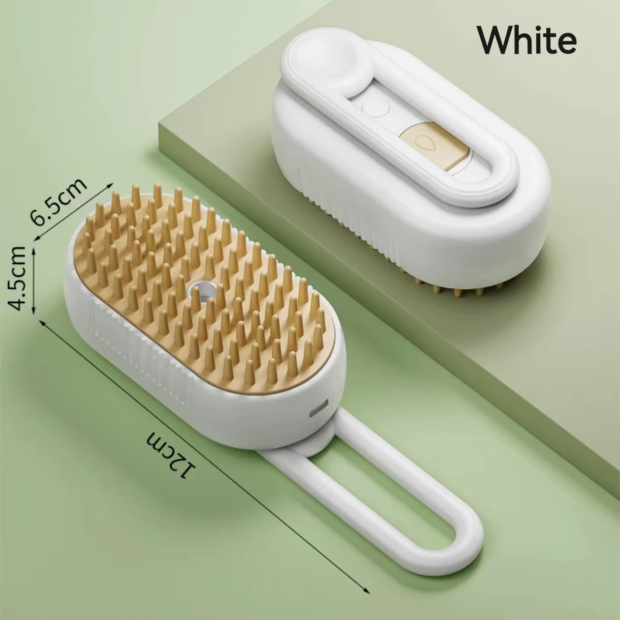 Steam Pet Brush with Anti-Static Technology