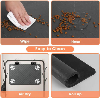 Non-Slip and Absorbent Feeding Mat