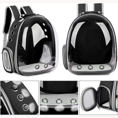 Transparent Capsule Pet Carrier Backpack for Small Animals