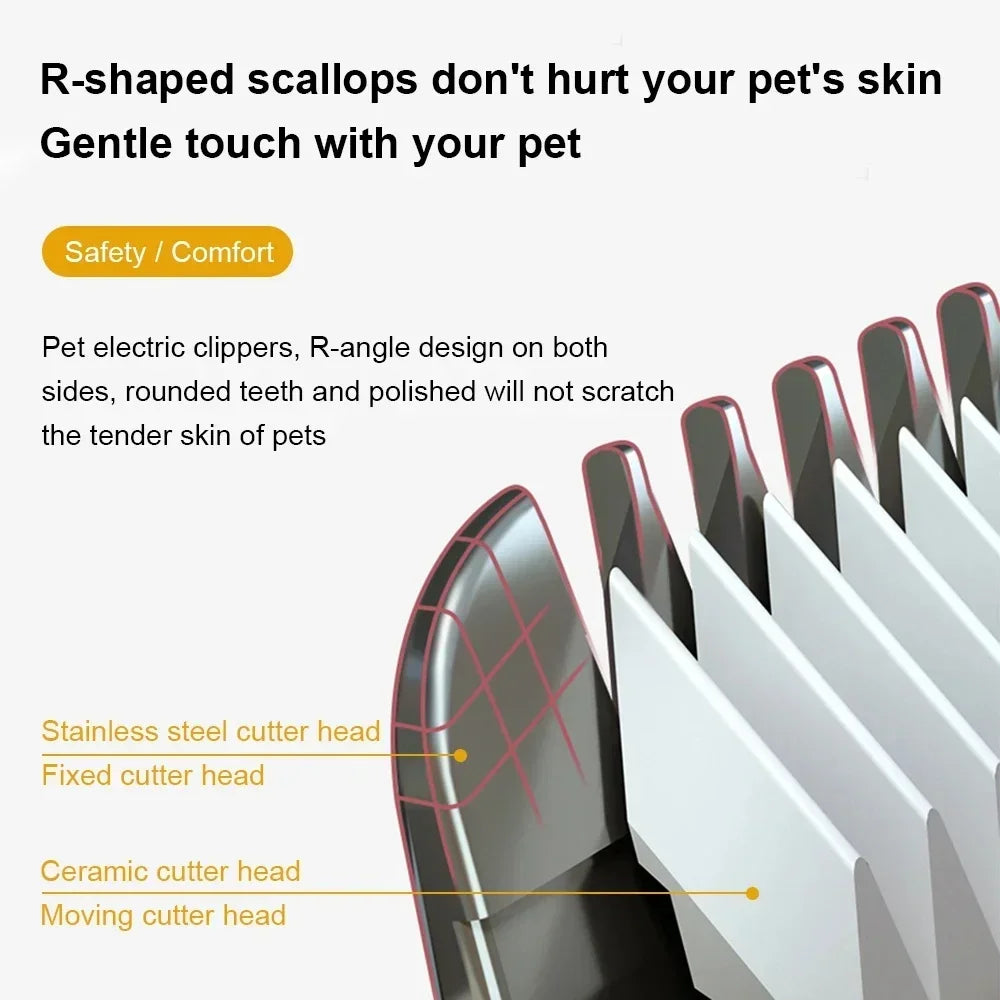 Professional Pet Hair Clipper USB Rechargeable