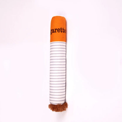 Interactive Giggle Dog Toys - Plush Chew Cigarette Set
