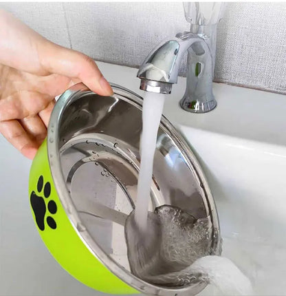 Stainless Steel Pet Bowl with Non-Slip Base