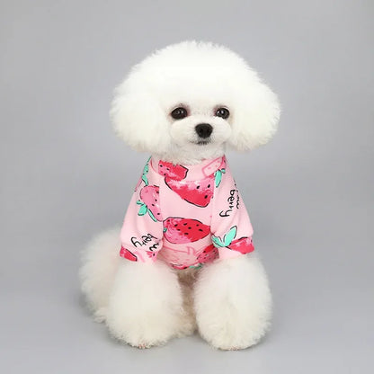 Warm Fleece Pet Hoodie for Small Dogs & Cats