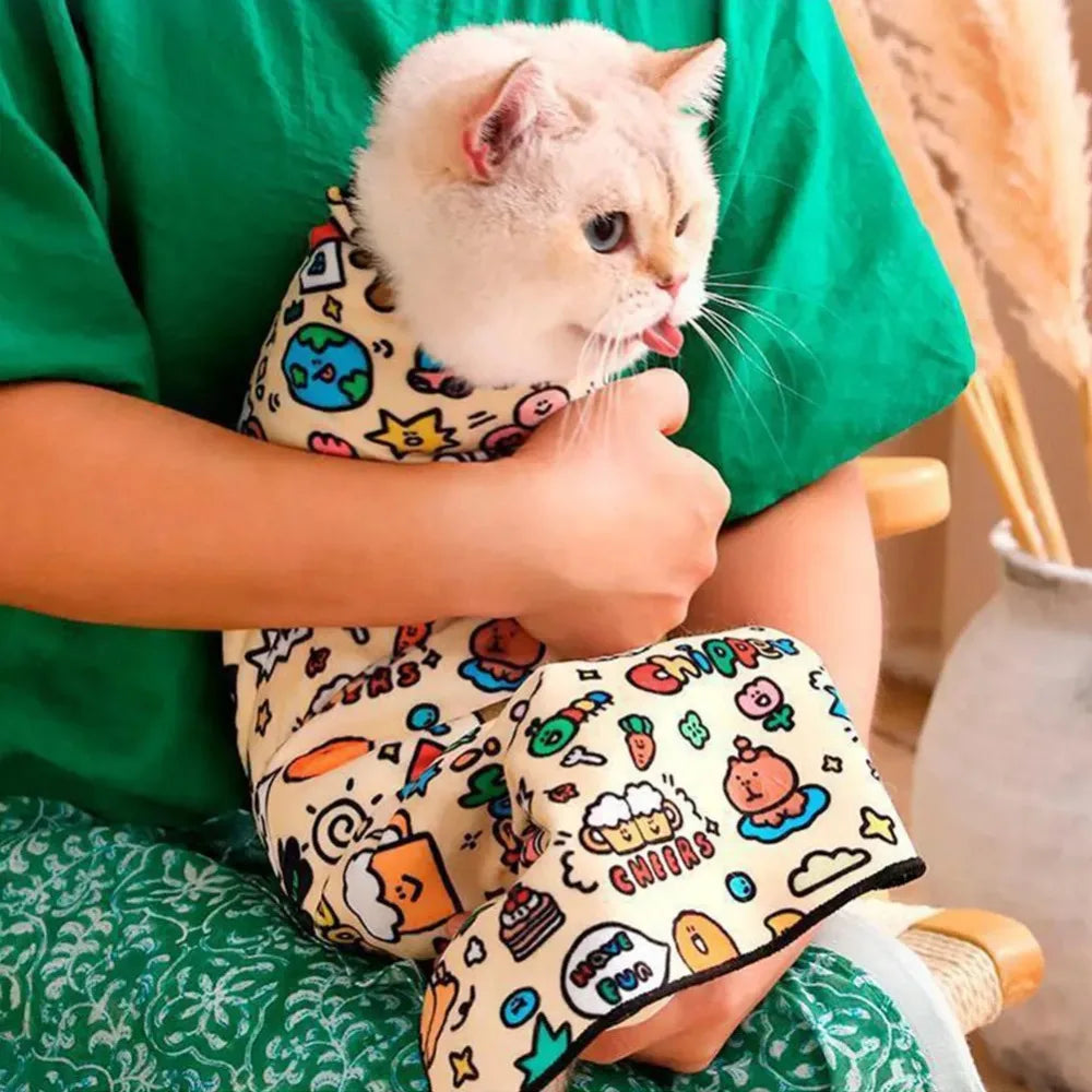 Ultimate Cat Grooming Wrap - Anti-Bite & Anti-Scratch