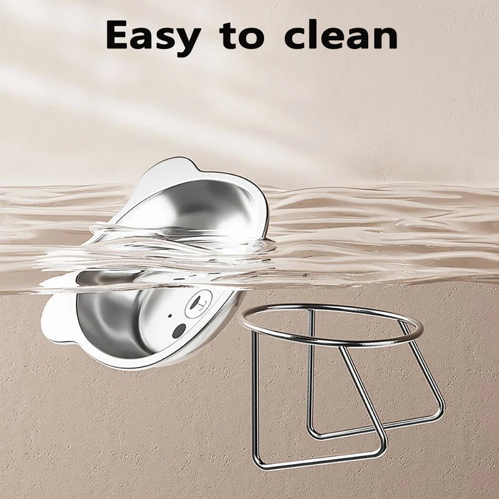 Elevated Stainless Steel Cat Bowls for Comfort