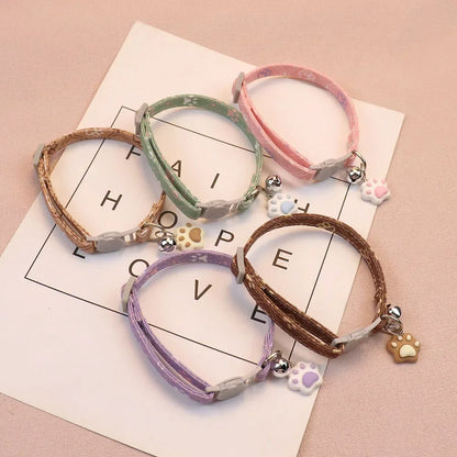 Charming Breakaway Cat Collar with Bell - Adjustable & Safe