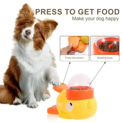 SmartFeeder Duck – 2-in-1 Interactive Treat Dispenser & Slow Feeder Toy