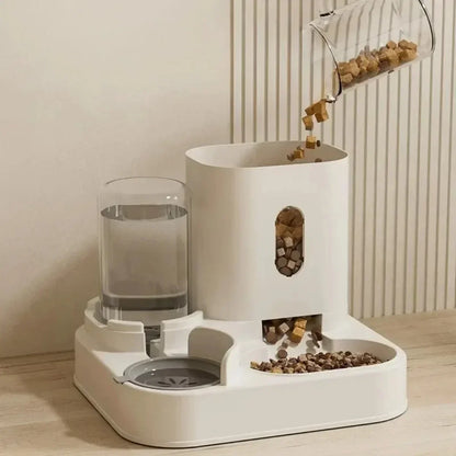 2-in-1 Automatic Feeder and Water Dispenser for Dogs and Cats