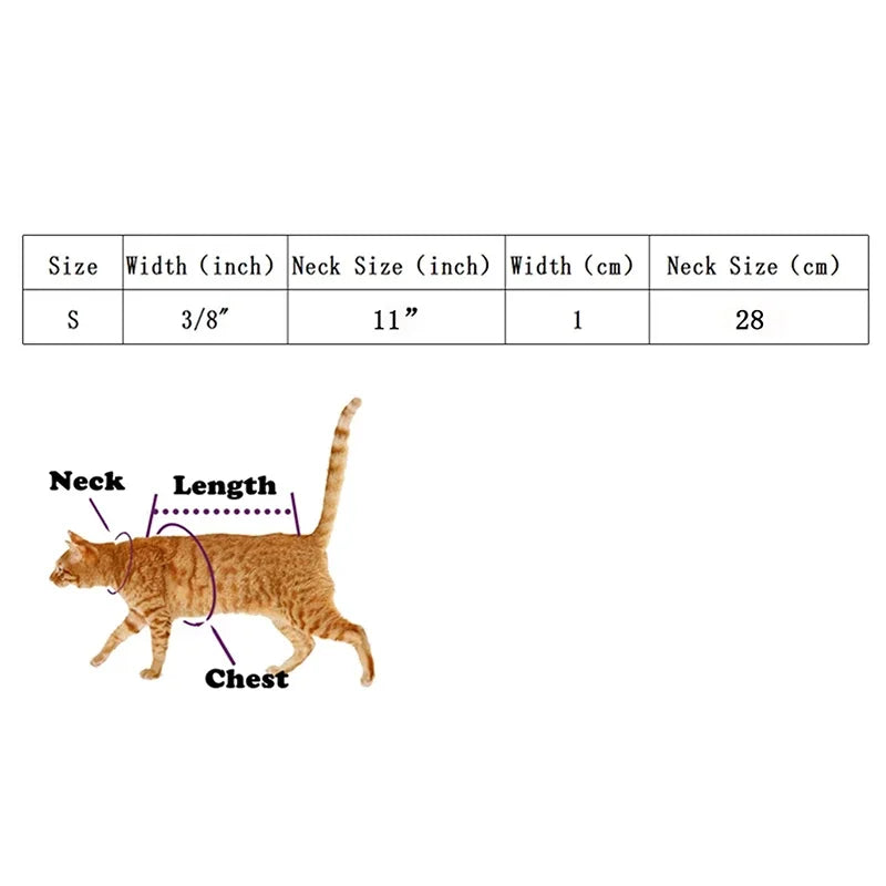 Elegant Heart Charm Velvet Cat Collar with Bell - 8 Colors