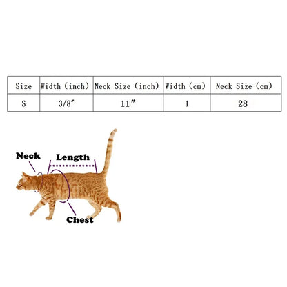 Elegant Heart Charm Velvet Cat Collar with Bell - 8 Colors