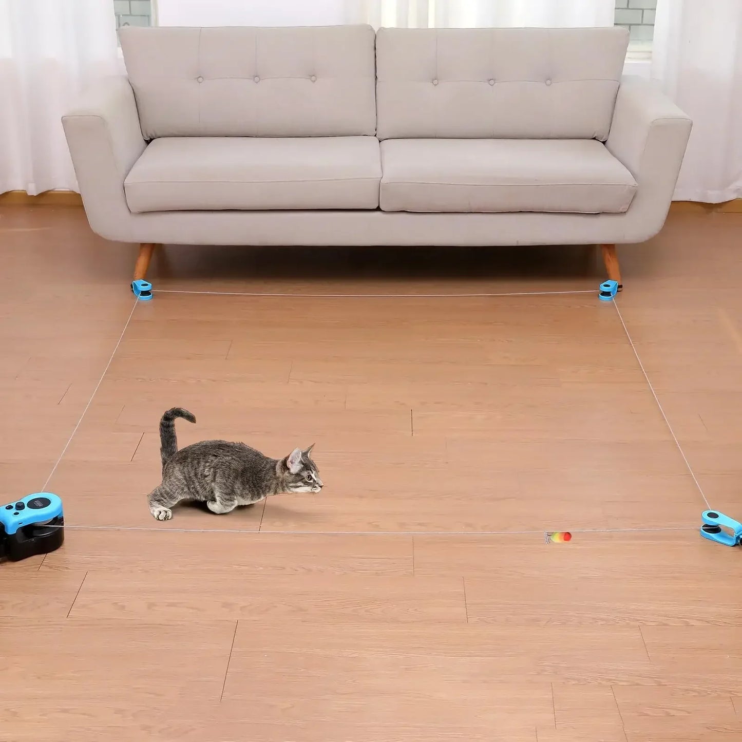 HuntPlay – Smart Interactive Hunting Toy for Cats & Small Dogs - USB Rechargeable