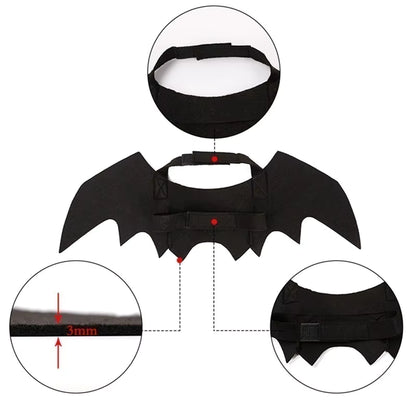 Bat Wings Cat Costume - Lightweight Anti-Escape Halloween Cosplay