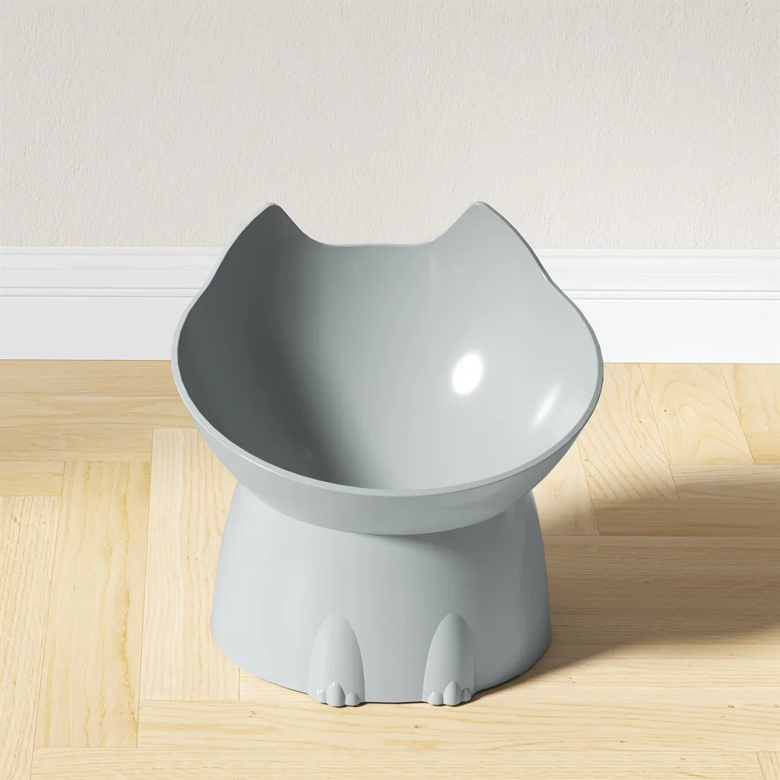 WhiskerWare Elevated Cat Bowl - Anti-Tip & Neck Protection