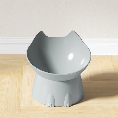 WhiskerWare Elevated Cat Bowl - Anti-Tip & Neck Protection