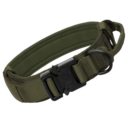 Durable Tactical Dog Collar with Control Handle