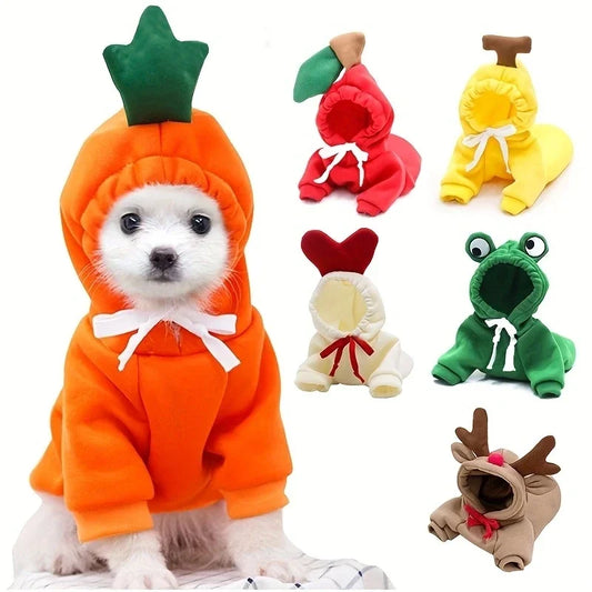 Fun Pet Hoodies Collection - Cosy & Stylish Sweaters for Small to Medium Dogs & Cats