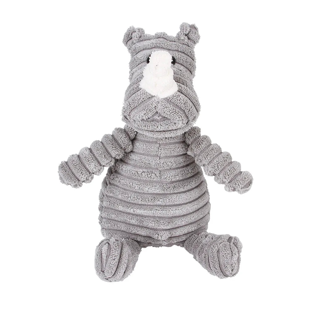 Interactive Plush Dog Toys for Large Breeds