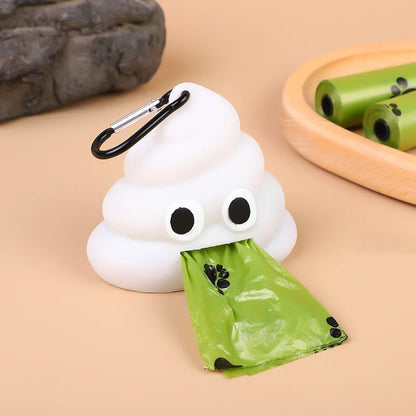 Charming Poop-Shaped Pet Waste Bag Holder