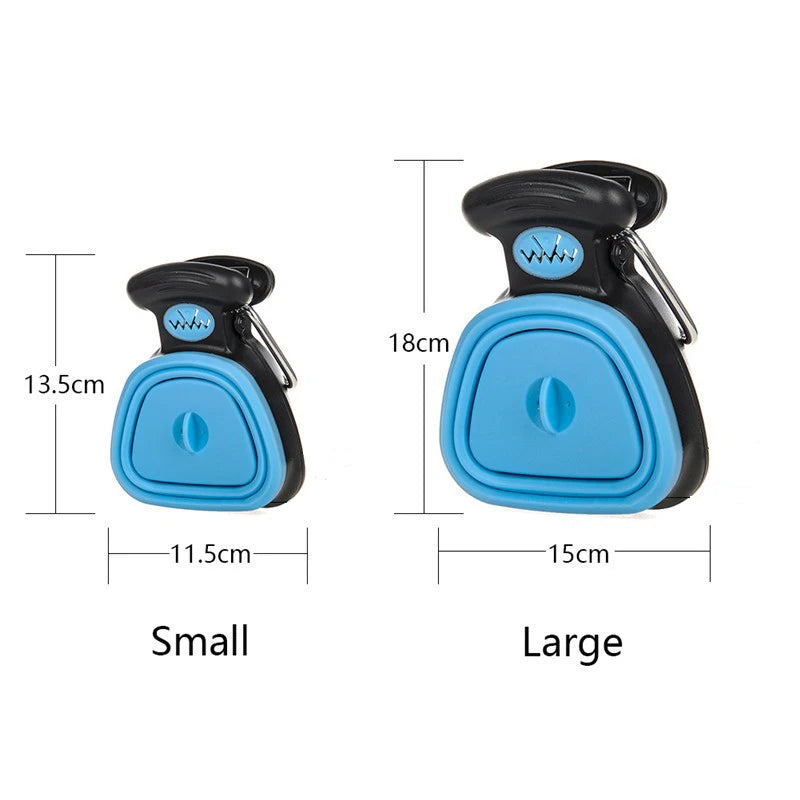 Foldable Dog Poop Scooper with Biodegradable Bags