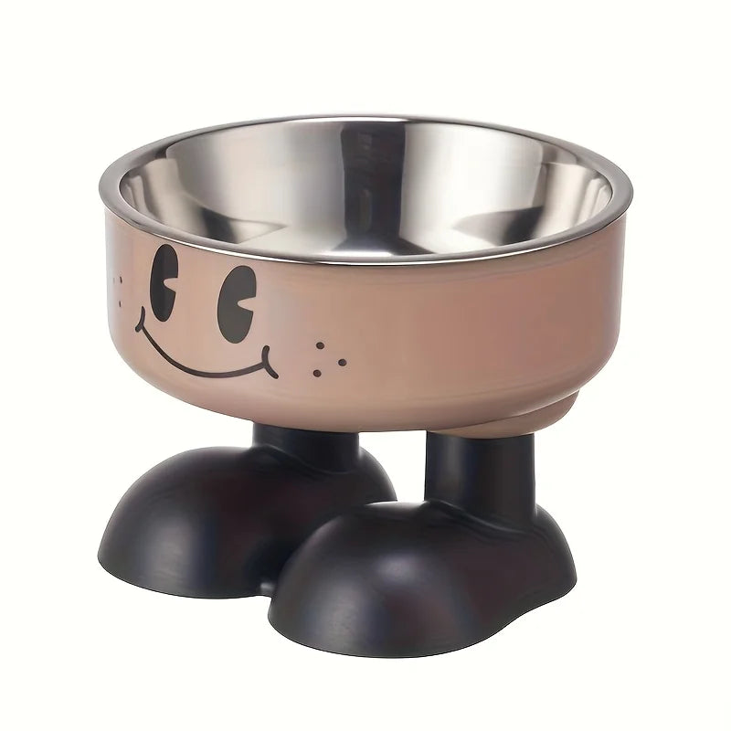 Stylish Elevated Pet Bowl - No Spill Design