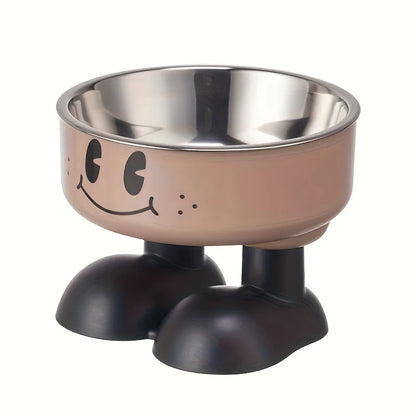 Stylish Elevated Pet Bowl - No Spill Design