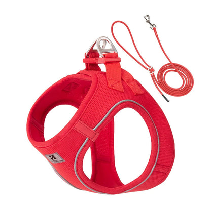 Reflective Dog Harness & Leash Set - Adjustable & Comfortable