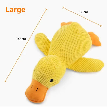 Plush Duck Toy for Dogs - Interactive Squeaky Fun