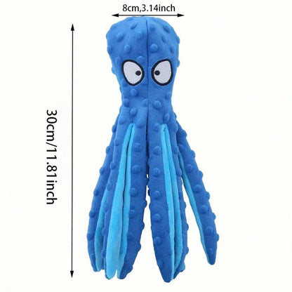 Interactive Octopus Plush Chew Toy for Dogs