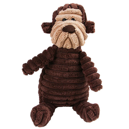 Interactive Plush Dog Toys for Large Breeds