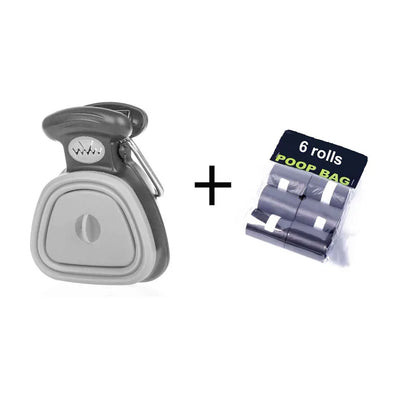 Foldable Dog Poop Scooper with Biodegradable Bags