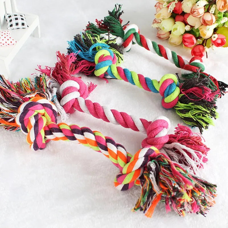 Durable Cotton Rope Dog Chew Toy for Small Dogs