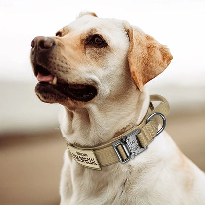 Durable Tactical Dog Collar with Control Handle