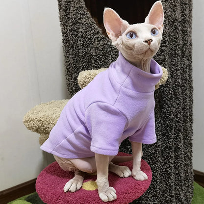 Soft Cotton Cat & Small Dog Hoodie - Cozy All Seasons Wear