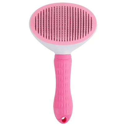 Self-Cleaning Pet Hair Removal Brush for Dogs & Cats