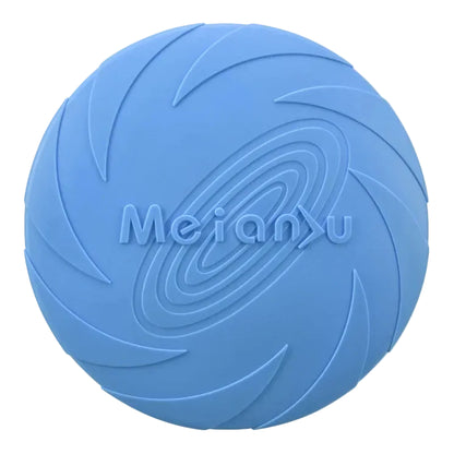 Durable Silicone Dog Flying Disc - Outdoor Fun