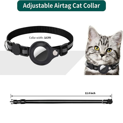 SmartTrack Cat Collar – Reflective, Anti-Choke Safety Collar with AirTag Holder
