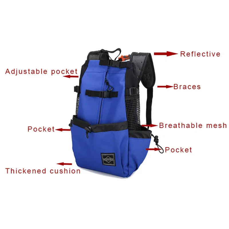 Premium Breathable Dog Carrier Backpack for Outdoor Adventures