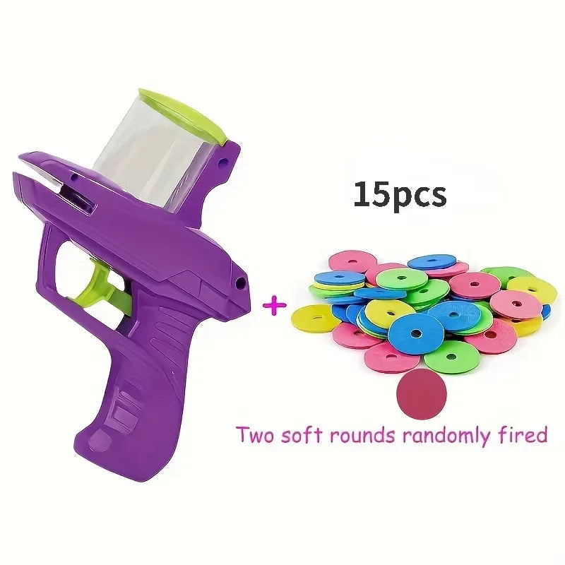 Interactive Cat Toy Launcher with Colorful Discs Set