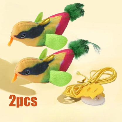 Interactive Cat Bird Toy with Realistic Sounds