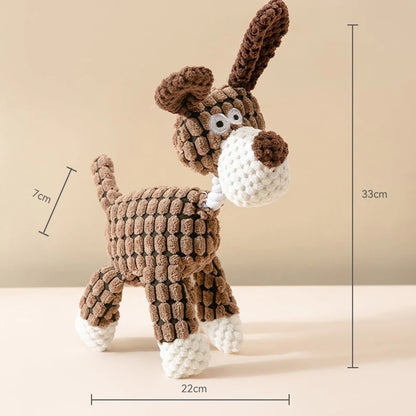 Interactive Plush Donkey Toy for Cats and Dogs
